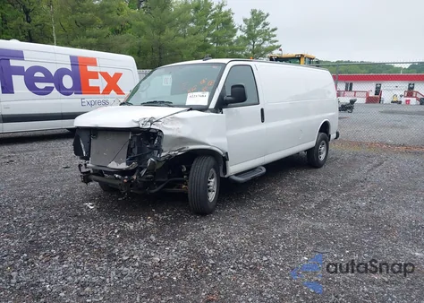 2023 Chevrolet Express Cargo Rwd 2500 Extended Wheelbase Wt z USA, uszkodzony, nr VIN 1GCWGBFP1P1234402